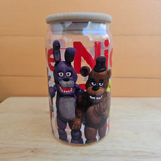 Five Nights at Freddy's Clear Plastic Tumbler