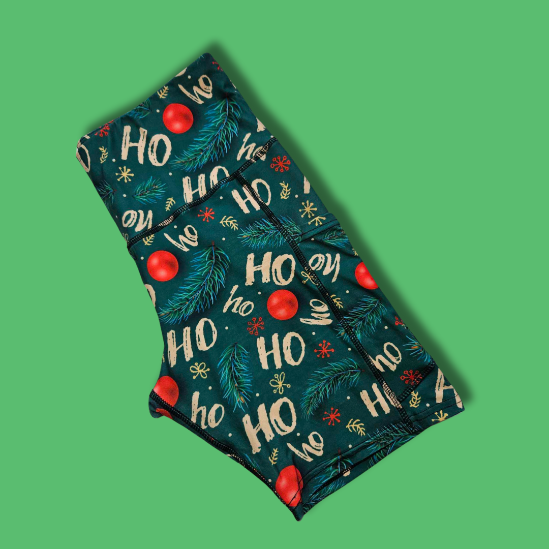 Ho Ho Ho Pockets Bike Shorts